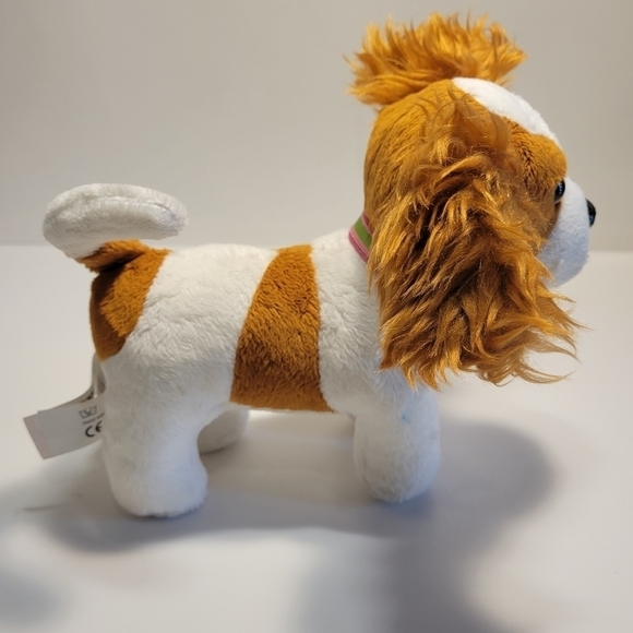 Battat Our Generation Dog Plush Stuffed Animal 7” Brown & White Spaniel - Picture 5 of 8